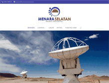 Tablet Screenshot of menaraselatan.com